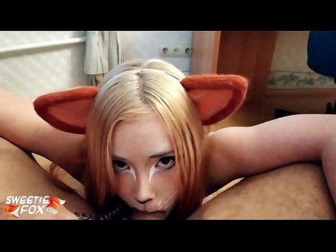 ❤️ Kitsune اس کے منہ میں ڈک اور سہ نگل ❤️❌  سیکس  ❌️